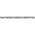70′ Coach 4-Pack - 3-Rail - Premier -- NJ Transit 3070, 3089, 3092, 3093 (Transition Scheme, silver), O, Atlas O 3001480