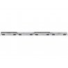 18′ Streamlined Fluted-Side 3 Coaches, Observation - 3-Rail Ready to Run - -- Penn Central (silver, black), O, Lionel 2527130