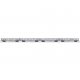 18′ Streamlined Fluted-Side 3 Coaches, Observation - 3-Rail Ready to Run - -- Amtrak (Phase 1, silver, red, blue, white), O, L