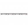 18′ Streamlined Fluted-Side 3 Coaches, Observation - 3-Rail Ready to Run - -- Pennsylvania Railroad (silver, Tuscan, Senator),