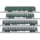 2 Type Bum, 1 Type Bye & MDyg 986 Set - Ready to Run - Minitrix -- Bavarian Railroad Museum BEM (Era VI 2010, green silver), N, 