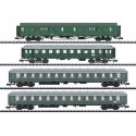 2 Type Bum, 1 Type Bye & MDyg 986 Set - Ready to Run - Minitrix -- Bavarian Railroad Museum BEM (Era VI 2010, green silver), N, 