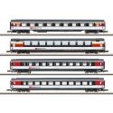 Type EW IV A, 2 Type EW IV B, 1 Type Apm Set - Ready to Run -- Swiss Federal Railways SBB (InterCity, Era VI 2019, white, black,