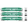 Bi-Level Commuter 3-Coach Set - Ready to Run -- Go Transit Set 3 2740, 2763, 2779 (Late, green, white), HO, Rapido Trains Inc 14