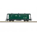 4-Axle Baggage Car - Ready to Run -- Rugensche Baderbahn RuBB (Era VI, green, black), G, LGB 30325