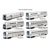 Viewliner Baggage & 5 Superliner Car Bookcase Set w/Interior Lights, N, Kato USA Inc 1017891