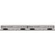 70′ Coach 2-Pack - 3-Rail - Premier -- NJ Transit 3072, 3079 (Transition Scheme, silver), O, Atlas O 3001481