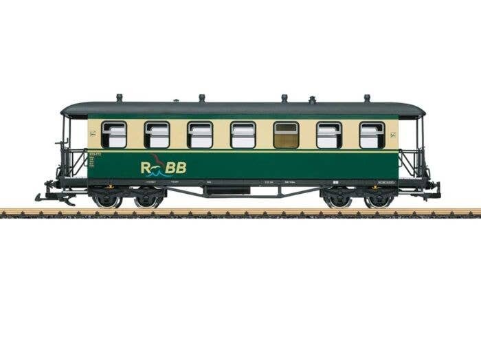 4-Axle Coach - Ready to Run -- Rugensche Baderbahn RuBB (Era VI, green, black), G, LGB 35361