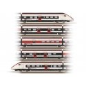 Type J & Type K 2nd Class Add-On for Giruno Train Set - 3-Rail - Ready to Run -- Swiss Federal Railways SBB Set 3 (Era VI 2021, 