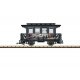 2-Axle Passenger Car - Ready to Run -- Halloween (gray, black, Spooky Moon Scene), G, LGB 39024
