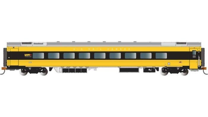 Siemens Venture Coach - VIA Version - Ready to Run -- VIA Rail Canada 2817 (Lumi Scheme, yellow, white, gray), HO, Bachmann Indu