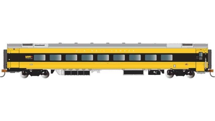 Siemens Venture Coach - VIA Version - Ready to Run -- VIA Rail Canada 2717 (Lumi Scheme, yellow, white, gray, Business Class), H