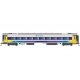 Siemens Venture Coach - Amtrak Version - Ready to Run -- Amtrak San Joaquins(SM) 9007 (silver, blue, purple, yellow), HO, Bachma