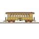 Wood Coach - Ready to Run -- Nevada Central Railroad `Silver State` (yellow, beige), G, LGB 36830