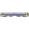 Siemens Venture Coach - Amtrak Version - Ready to Run -- Amtrak San Joaquins(SM) 9003 (silver, blue, purple, yellow), HO, Bachma