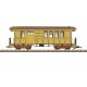 Wood Combine - Ready to Run -- Nevada Central Railroad (yellow, beige), G, LGB 36831