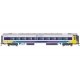 Siemens Venture Coach - Amtrak Version - Ready to Run -- Amtrak San Joaquins(SM) 9004 (silver, blue, purple, yellow), HO, Bachma