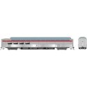SP 3/4 Dome-Lounge - Ready to Run -- Southern Pacific 3604 (General Service, silver, red, Flat Sides), HO, Rapido Trains Inc 175
