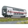 IC2 Type DApza 682.2 Bi-Level 1st Class Coach - Ready to Run -- German Railroad DB AG (Era VI 2020, white, gray, red), HO, Trix 