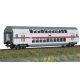IC2 Type DBpza 682.2 Bi-Level 2nd Class Coach - Ready to Run -- German Railroad DB AG (Era VI 2020, white, gray, red), HO, Trix 