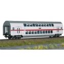 IC2 Type DBpza 682.2 Bi-Level 2nd Class Coach - Ready to Run -- German Railroad DB AG (Era VI 2020, white, gray, red), HO, Trix 