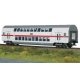 IC2 Type DBpza 682.2 Bi-Level 2nd Class Coach - Ready to Run -- German Railroad DB AG (Era VI 2020, white, gray, red), HO, Trix 