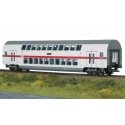 IC2 Type DBpza 682.2 Bi-Level 2nd Class Coach - Ready to Run -- German Railroad DB AG (Era VI 2020, white, gray, red), HO, Trix 