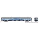 P-S Comet Commuter Coach - Ready to Run -- Montreal AMT 731 (Late, silver, blue), HO, Rapido Trains Inc 128526