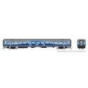 P-S Comet Commuter Coach - Ready to Run -- Montreal AMT 731 (Late, silver, blue), HO, Rapido Trains Inc 128526