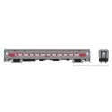 P-S Comet Commuter Coach - Ready to Run -- Connecticut DOT 6259 (As-Delivered, silver, red), HO, Rapido Trains Inc 128530