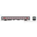 P-S Comet Commuter Coach - Ready to Run -- Connecticut DOT 6274 (Late Scheme, silver, red), HO, Rapido Trains Inc 128535