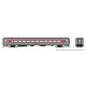 P-S Comet Commuter Coach - Ready to Run -- Connecticut DOT 6278 (Late Scheme, silver, red), HO, Rapido Trains Inc 128536