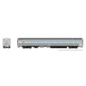 HO Budd Coach w/HEP: Painted, Unlettered -- Painted, Unlettered (stainless steel finish), HO, Rapido Trains Inc 115097