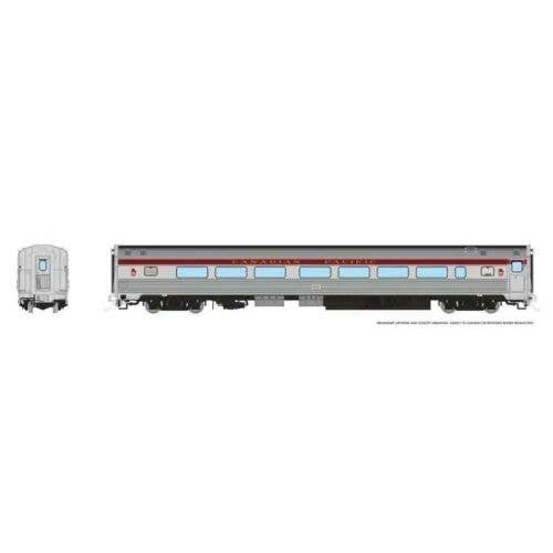 Budd Coach - Ready to Run -- Canadian Pacific 102 (stainless, maroon), HO, Rapido Trains Inc 115100