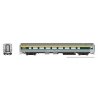 Budd Coach with HEP2 - Ready to Run -- VIA Rail Canada 4114 (2022 Scheme, stainless, teal, yellow, Large Canada), HO, Rapido Tra
