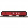 60′ Heavyweight Railway Post Office RPO - 2-Rail - Ready to Run - Trainman(R) -- Boston & Maine (maroon, black), O, Atlas O 20