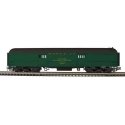60′ Heavyweight Baggage - 2-Rail - Ready to Run - Trainman(R) -- Santa Fe (Pullman Green, black), O, Atlas O 2001380