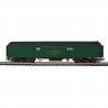 60′ Heavyweight Baggage - 2-Rail - Ready to Run - Trainman(R) -- Santa Fe (Pullman Green, black), O, Atlas O 2001380