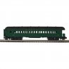 60′ Heavyweight Observation - 2-Rail - Ready to Run - Trainman(R) -- Santa Fe (Pullman Green, black), O, Atlas O 2002773