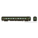 CC&F Lightweight Coach - Ready to Run - Super Continental Line(TM) -- Canadian National 5598 (green, black, yellow), HO, Rapido 