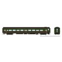 CC&F Lightweight Coach - Ready to Run - Super Continental Line(TM) -- Canadian National 5624 (green, black, yellow), HO, Rapido 
