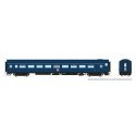 CC&F Lightweight Coach - Ready to Run - Super Continental Line(TM) -- Missouri Pacific 480 (Jenks Blue, red, Buzz Saw Logo), HO,