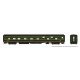 Duplex Sleeper - Ready to Run - Super Continental Line(TM) -- Canadian National 1147 `Erwood` (green, black, yellow), HO, Rapido