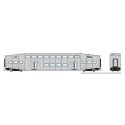 Bi-Level Commuter Coach - Ready to Run -- Undecorated (Series II 4-Window, Riveted), HO, Rapido Trains Inc 146093