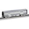Baggage Car w/Fluted Sides - 3-Rail - Ready to Run -- Santa Fe 1386 (silver), O, Lionel 684724