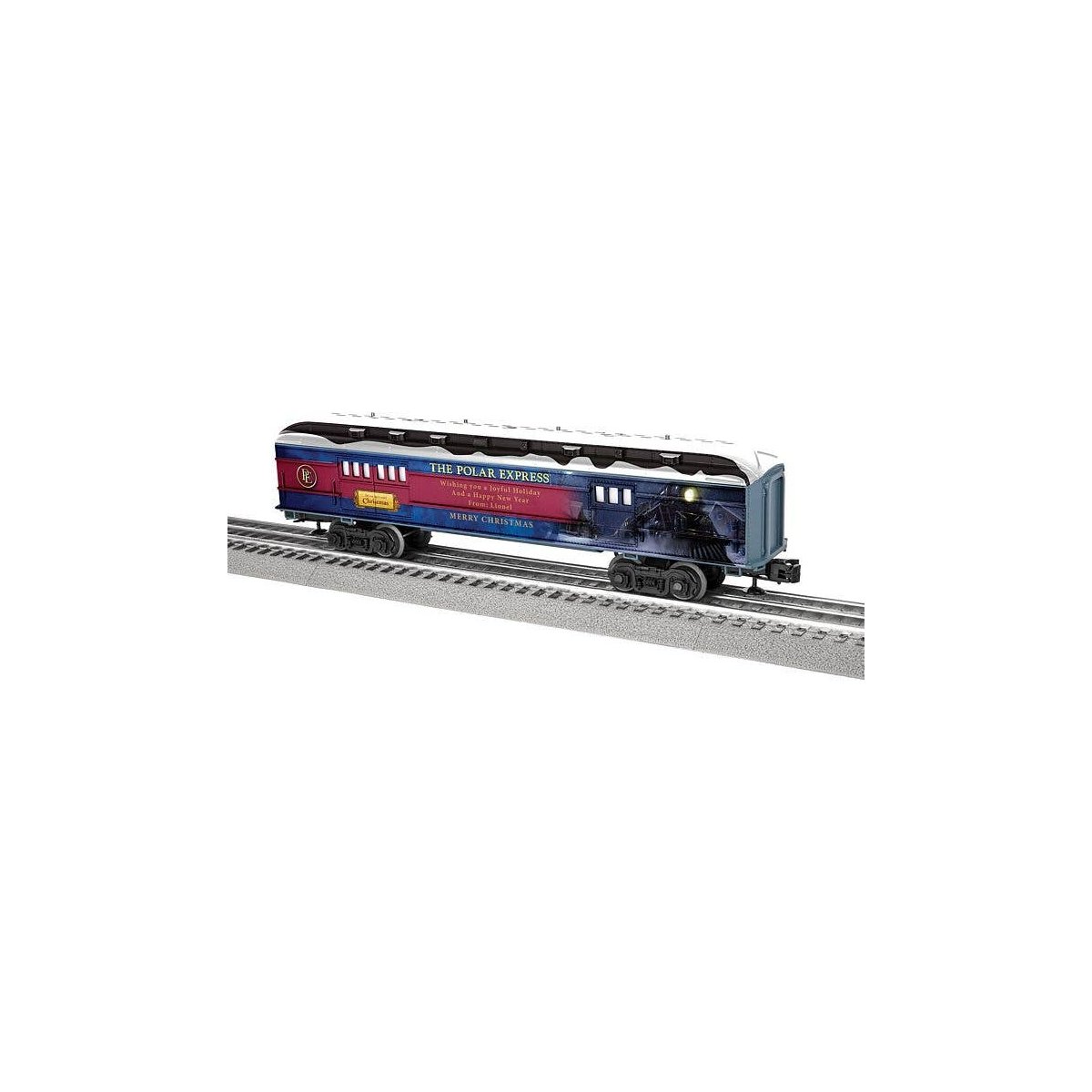 Baggage Car - Polar Express -- Polar Express (blue, red), O, Lionel 684605