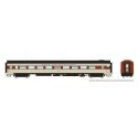 CC&F Lightweight Coach - Ready to Run - Super Continental Line(TM) -- Erie Lackawanna 1313 (gray, maroon, black, yellow), HO, Ra