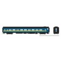 CC&F Lightweight Coach - Ready to Run - Super Continental Line(TM) -- VIA Rail Canada 5603 (blue, yellow, black), HO, Rapido Tra