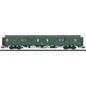 MDyg 986 Baggage - Ready to Run - Minitrix -- German Federal Railroad DB (Era IV 1979, green, gray), N, Trix 18432