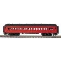 60′ Heavyweight Coach - 3-Rail - Ready to Run - Trainman(R) -- Boston & Maine (maroon, black), O, Atlas O 2001147